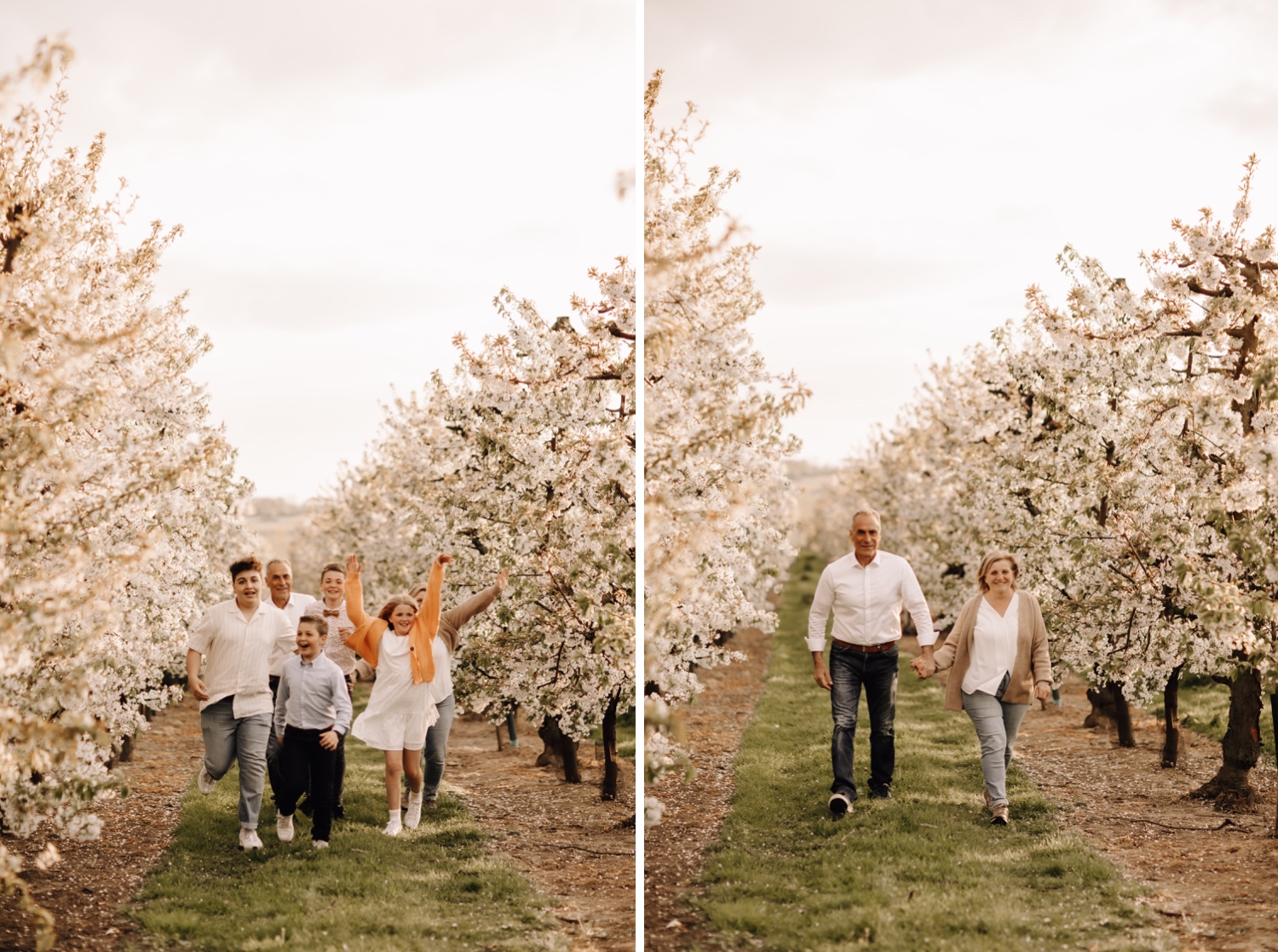 familieshoot familie fotosessie bloesems