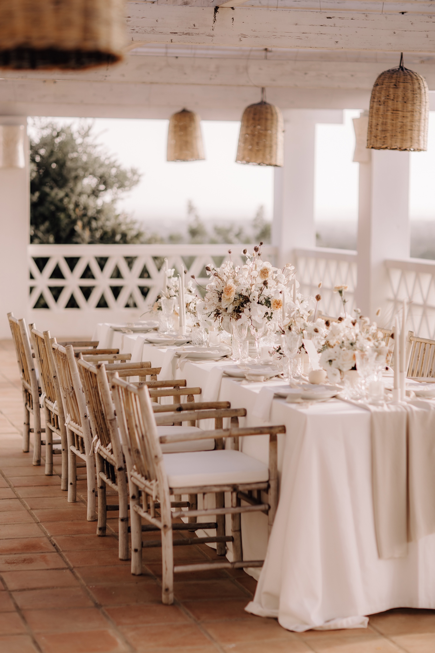 Huwelijksfotograaf buitenland - de tafelstyling bij octant Vila Monte in Portugal