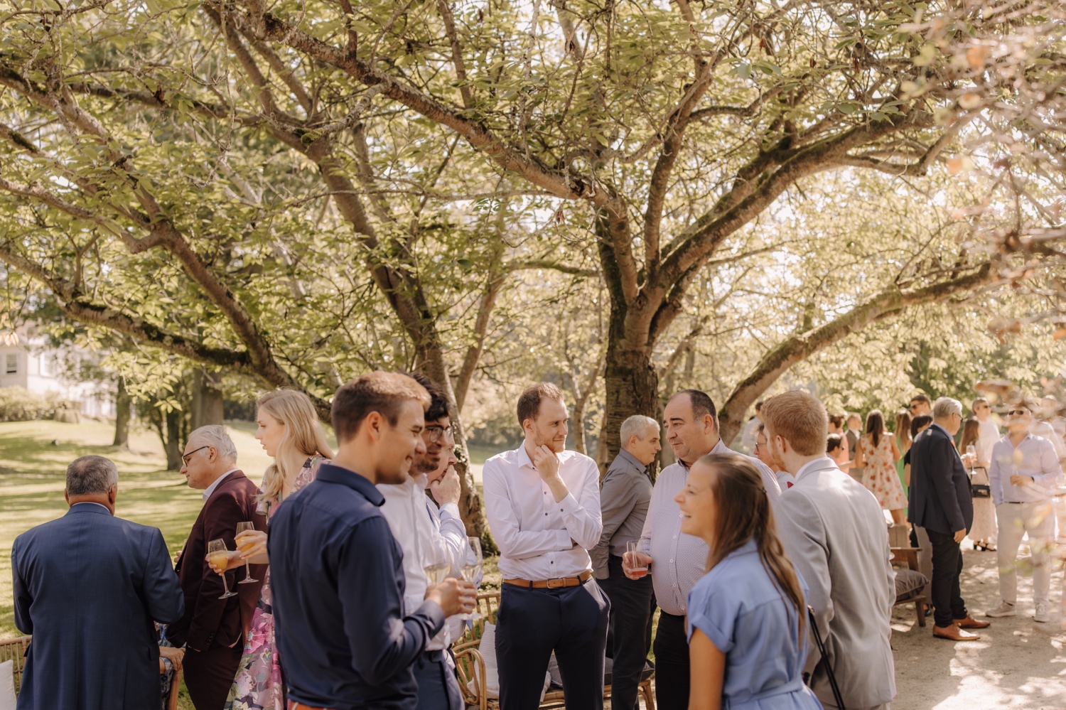 Sfeerbeeld van huwelijksreceptie bij Four Willows