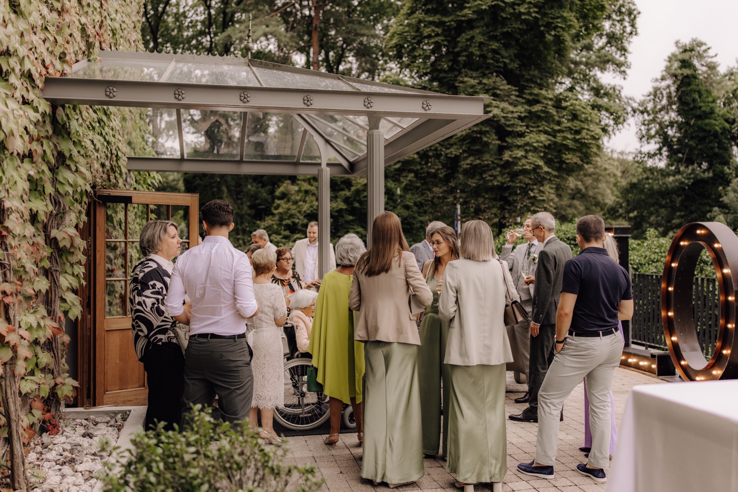 Intiem huwelijk bij La Butte Aux Bois - trouwreceptie