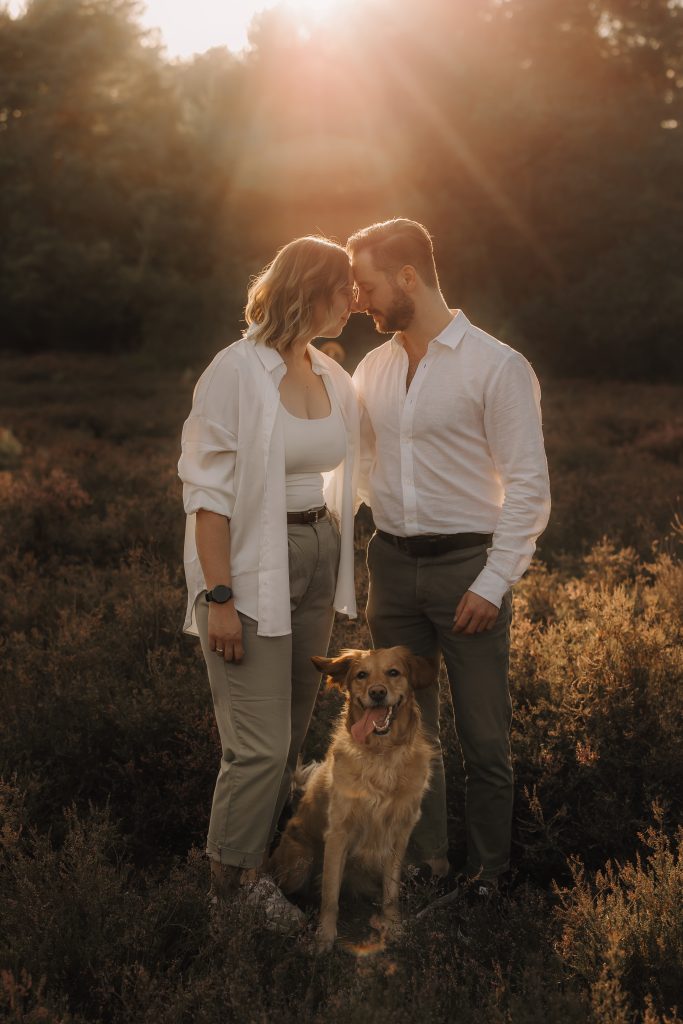 gezinsshoot met onze mascotte Rhea de golden retriever