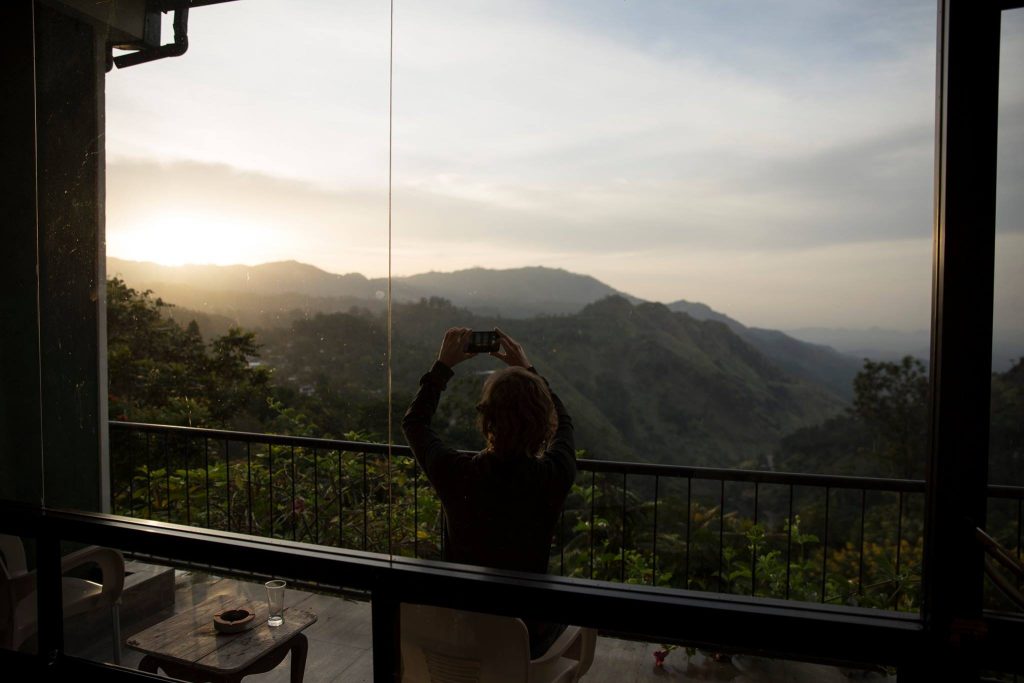 Prachtig uitzicht in Sri Lanka